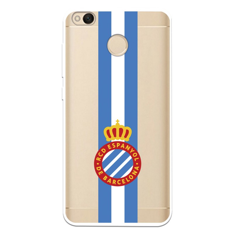 Funda para Xiaomi Redmi 4X del RCD Espanyol Escudo Albiceleste Escudo Albiceleste - Licencia Oficial RCD Espanyol