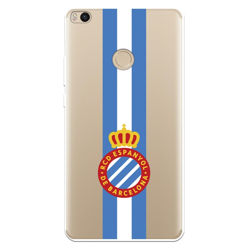 Funda para Xiaomi Mi Max 2 del RCD Espanyol Escudo Albiceleste Escudo Albiceleste - Licencia Oficial RCD Espanyol