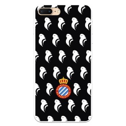 Funda para iPhone 7 Plus del RCD Espanyol Escudo Patron Fondo Negro Escudo Patron Fondo Negro - Licencia Oficial RCD Espanyol