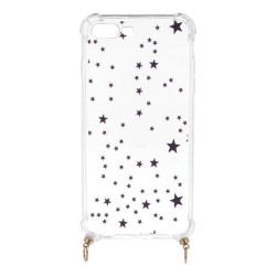 Funda Silicona Colgante Estrellas para iPhone 8