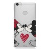 Funda para Xiaomi Redmi Note 5A Prime Oficial de Disney Mickey y Minnie Beso - Clásicos Disney