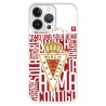 Funda para iPhone 13 Pro del Real Murcia Escudo Fondo Blanco - Licencia Oficial Real Murcia