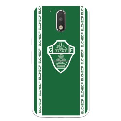 Funda para Motorola Moto G4 Plus del Elche CF Escudo Fondo Verde Escudo Fondo Verde - Licencia Oficial Elche CF