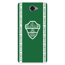 Funda para Huawei Y7 del Elche CF Escudo Fondo Verde Escudo Fondo Verde - Licencia Oficial Elche CF