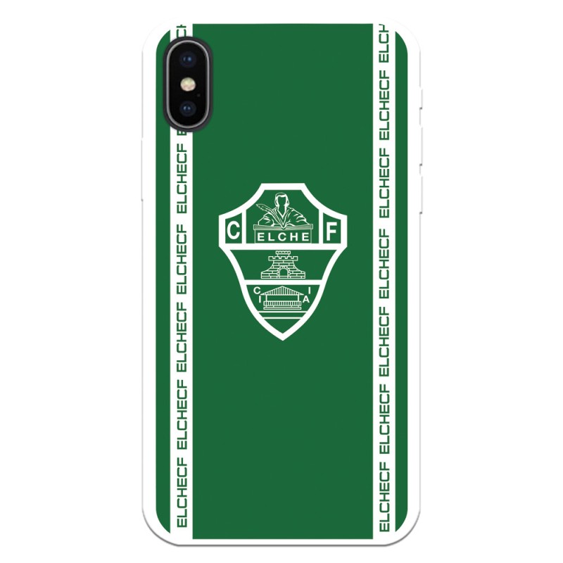 Funda para iPhone X del Elche CF Escudo Fondo Verde Escudo Fondo Verde - Licencia Oficial Elche CF