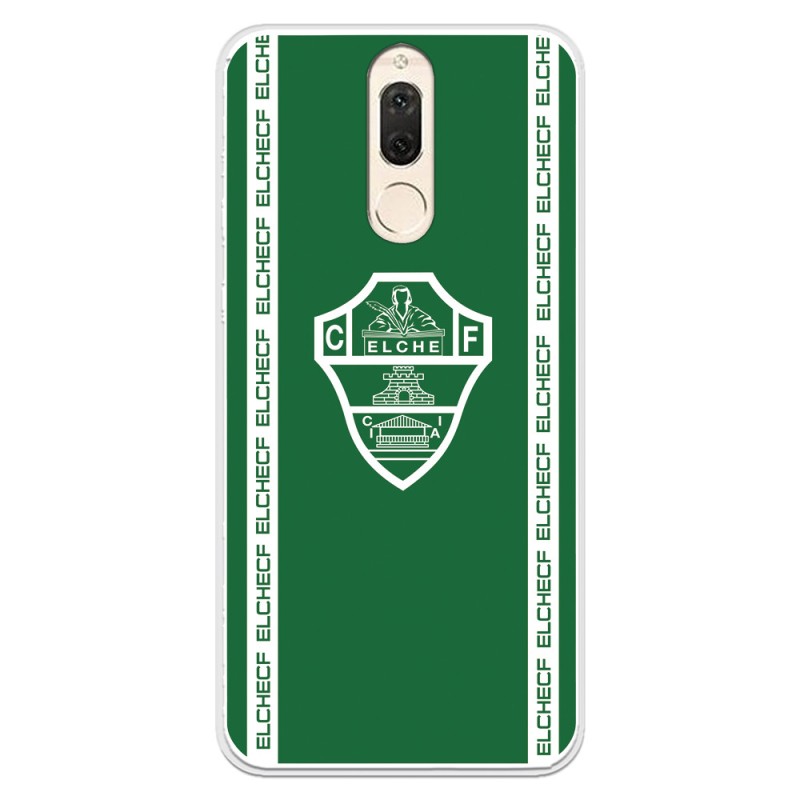 Funda para Huawei Mate 10 Lite del Elche CF Escudo Fondo Verde Escudo Fondo Verde - Licencia Oficial Elche CF