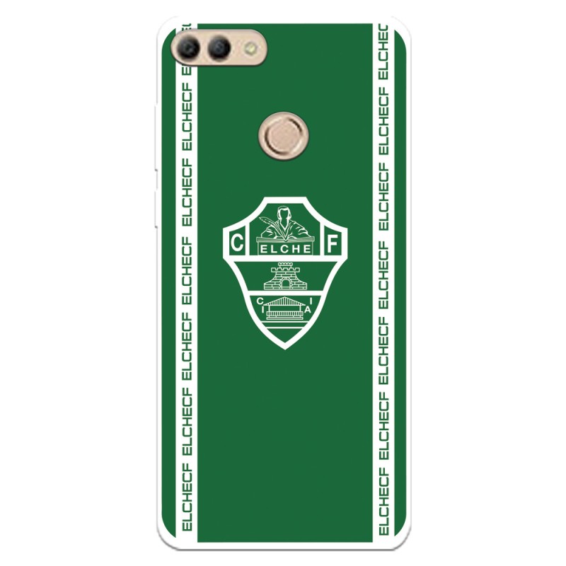 Funda para Huawei Y9 2018 del Elche CF Escudo Fondo Verde Escudo Fondo Verde - Licencia Oficial Elche CF