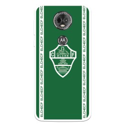 Funda para Motorola Moto E5 Plus del Elche CF Escudo Fondo Verde Escudo Fondo Verde - Licencia Oficial Elche CF