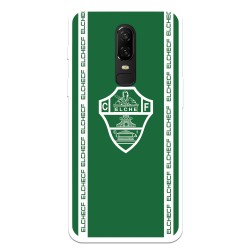 Funda para Oneplus 6 del Elche CF Escudo Fondo Verde Escudo Fondo Verde - Licencia Oficial Elche CF