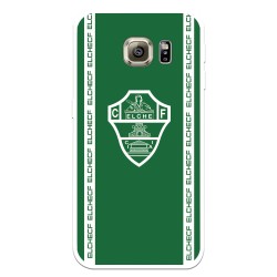 Funda para Samsung Galaxy S6 Edge Plus del Elche CF Escudo Fondo Verde Escudo Fondo Verde - Licencia Oficial Elche CF