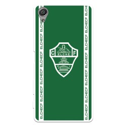 Funda para Sony Xperia X del Elche CF Escudo Fondo Verde Escudo Fondo Verde - Licencia Oficial Elche CF