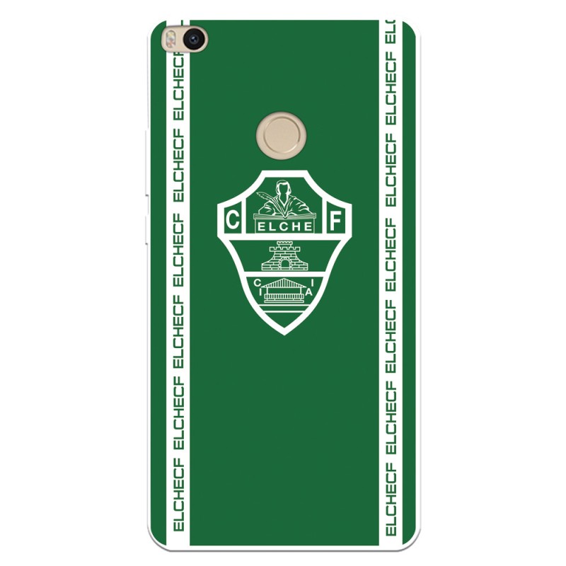 Funda para Xiaomi Mi Max 2 del Elche CF Escudo Fondo Verde Escudo Fondo Verde - Licencia Oficial Elche CF