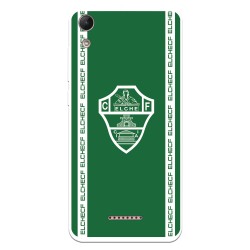 Funda para Wiko Lenny4 del Elche CF Escudo Fondo Verde Escudo Fondo Verde - Licencia Oficial Elche CF