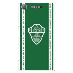 Funda para Sony Xperia XZ1 del Elche CF Escudo Fondo Verde Escudo Fondo Verde - Licencia Oficial Elche CF