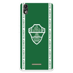 Funda para Wiko Lenny4 Plus del Elche CF Escudo Fondo Verde Escudo Fondo Verde - Licencia Oficial Elche CF