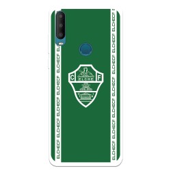 Funda para Alcatel 3X 2019 del Elche CF Escudo Fondo Verde Escudo Fondo Verde - Licencia Oficial Elche CF