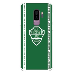 Funda para Samsung Galaxy S9 Plus del Elche CF Escudo Fondo Verde Escudo Fondo Verde - Licencia Oficial Elche CF