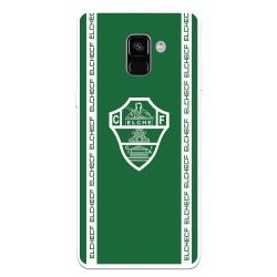 Funda para Samsung Galaxy A8 Plus 2018 del Elche CF Escudo Fondo Verde Escudo Fondo Verde - Licencia Oficial Elche CF