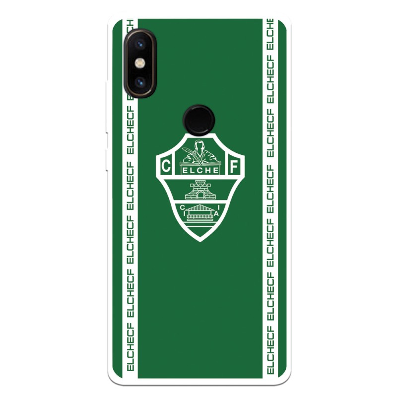 Funda para Xiaomi Mi Mix 2S del Elche CF Escudo Fondo Verde Escudo Fondo Verde - Licencia Oficial Elche CF