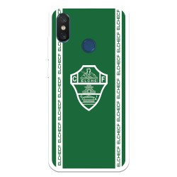 Funda para Xiaomi Mi 8 del Elche CF Escudo Fondo Verde Escudo Fondo Verde - Licencia Oficial Elche CF