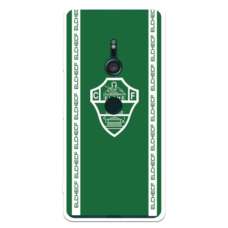 Funda para Sony Xperia XZ3 del Elche CF Escudo Fondo Verde Escudo Fondo Verde - Licencia Oficial Elche CF