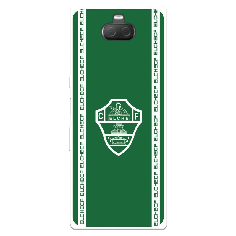 Funda para Sony Xperia 10 del Elche CF Escudo Fondo Verde Escudo Fondo Verde - Licencia Oficial Elche CF