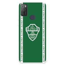 Funda para Alcatel 1S 2021 del Elche CF Escudo Fondo Verde Escudo Fondo Verde - Licencia Oficial Elche CF