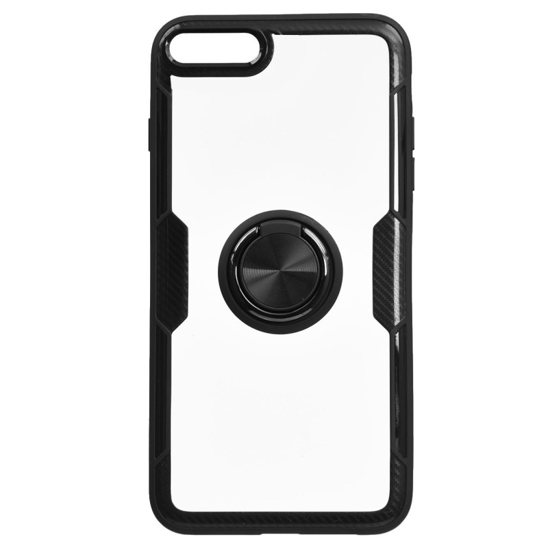 Funda Ring Transparente Negra para iPhone 6S Plus