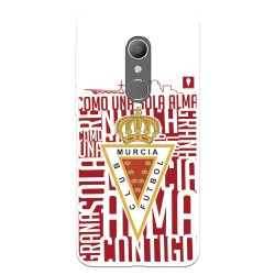 Funda para Alcatel 1X del Real Murcia Escudo Fondo Blanco - Licencia Oficial Real Murcia