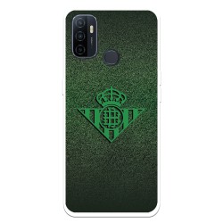 Funda para Oppo A53 del Betis Escudo Verde Fondo trama - Licencia Oficial Real Betis Balompié