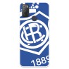 Funda para Alcatel 1S 2021 del Recre Escudo Fondo Azul - Licencia Oficial Real Club Recreativo de Huelva