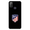 Funda para Alcatel 1S 2021 del Atleti Escudo Fondo Negro - Licencia Oficial Atlético de Madrid