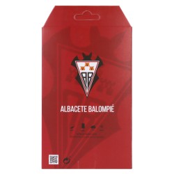 Funda para Alcatel 1S 2021 del Albacete Escudo "Del Albacete que no es poco" - Licencia Oficial Albacete Balompié