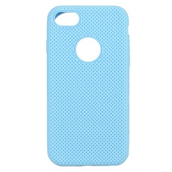 Funda Gel Puntedo Azul para iPhone 7