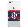 Funda para iPhone 6S del Huesca Rayas Transparente - Licencia Oficial SD Huesca