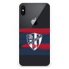 Funda para iPhone X del Huesca Rayas Transparente - Licencia Oficial SD Huesca