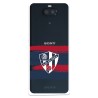 Funda para Sony Xperia 10 Plus del Huesca Rayas Transparente - Licencia Oficial SD Huesca