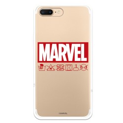 Funda para iPhone 8 Plus Oficial de Marvel Marvel Logo Red - Marvel