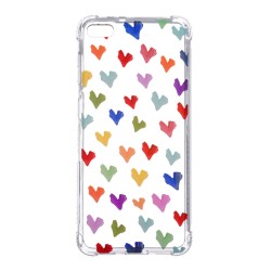 Funda Dibujo Corazones Paint para iPhone 5