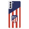 Funda para Samsung Galaxy S21 Plus del Atleti Escudo Fondo Atletico - Licencia Oficial Atlético de Madrid