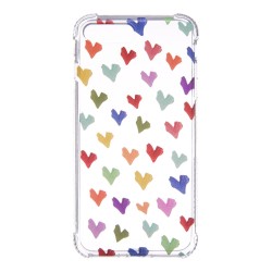 Funda para iPhone 6S Dibujo Corazones Paint