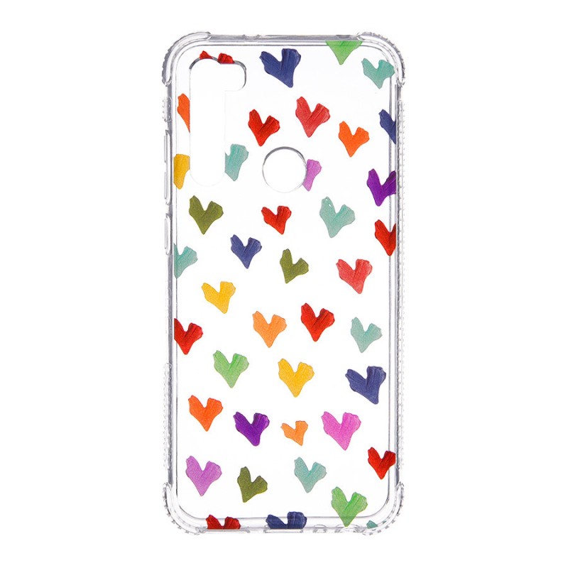 Funda para Xiaomi Redmi Note 8T Dibujo Corazones Paint