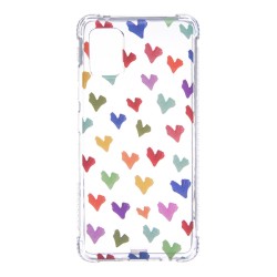 Funda para Samsung Galaxy S20 Plus Dibujo Corazones Paint