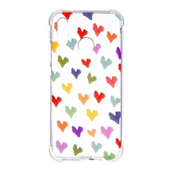 Funda para Huawei P20 Lite Dibujo Corazones Paint