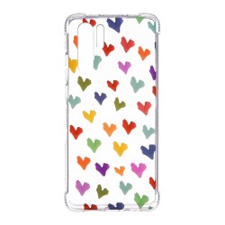 Funda para Huawei P30 Pro Dibujo Corazones Paint