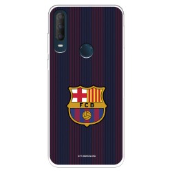 Funda para Alcatel 1S 2020 del Barcelona Rayas Blaugrana - Licencia Oficial FC Barcelona