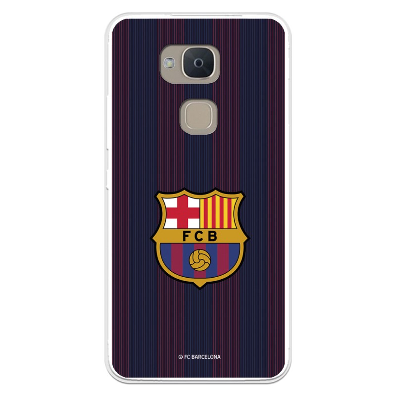 Funda para Bq Aquaris V del Barcelona Rayas Blaugrana - Licencia Oficial FC Barcelona