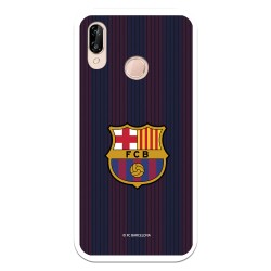 Funda para Huawei P20 Lite del Barcelona Rayas Blaugrana - Licencia Oficial FC Barcelona