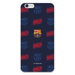 Funda para iPhone 6 del Barcelona Escudo Patrón Rojo y Azul - Licencia Oficial FC Barcelona