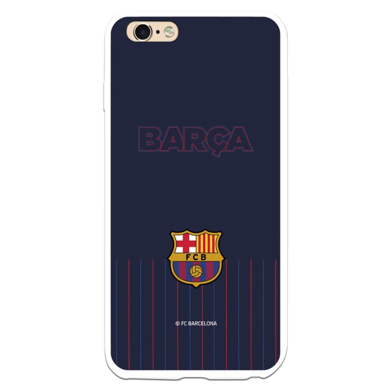 Funda para iPhone 6 Plus del Barcelona Barsa Fondo Azul - Licencia Oficial FC Barcelona